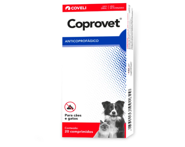 Coprovet Anticoprofágico para Cães e Gatos 20 Comprimidos