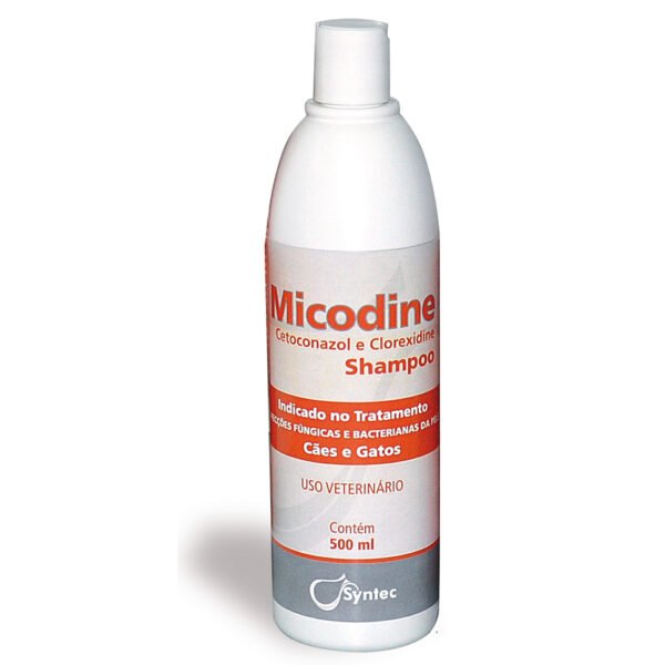 Shampo Micodine Syntec para Cães e Gatos - 500ml