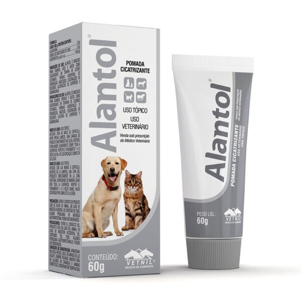 Alantol Pomada Cicatrizante para Cães e Gatos Vetnil 60g