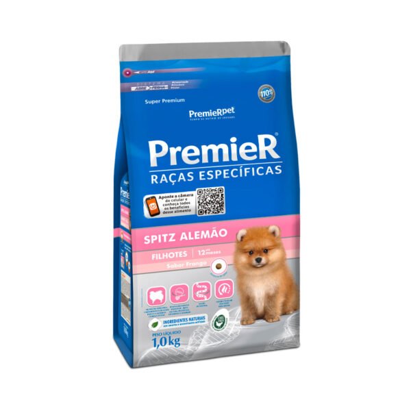 Ração Premier Raças Específicas Spitz Alemão para Cães Filhotes 1kg
