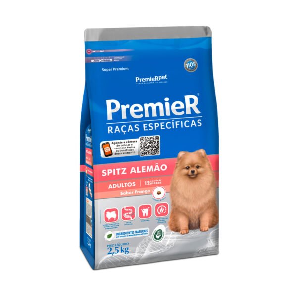 Ração Premier Raças Específicas Spitz Alemão para Cães Adultos 1kg