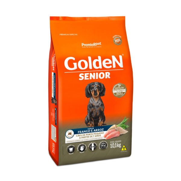 Ração Golden Fórmula para Cães Senior de Porte Pequeno - 10kg