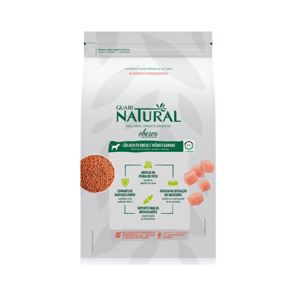 Ração Guabi Natural Obesos para Cães de Porte Médio e Grande 10kg