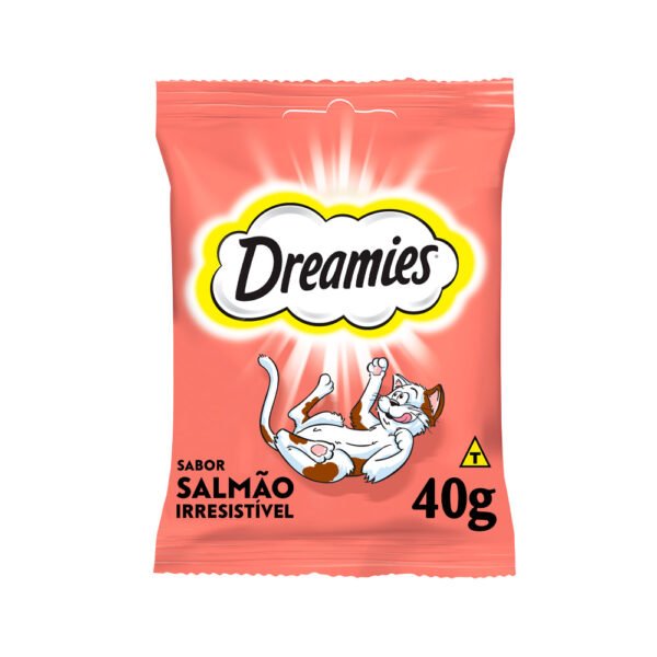 Petisco Dreamies Sabor Salmão para Gatos 40g