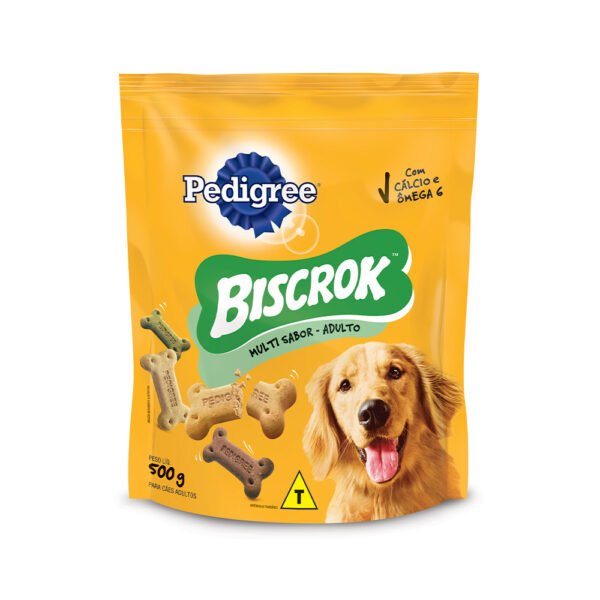 Biscoito Pedigree Biscrok Multi para Cães 500g