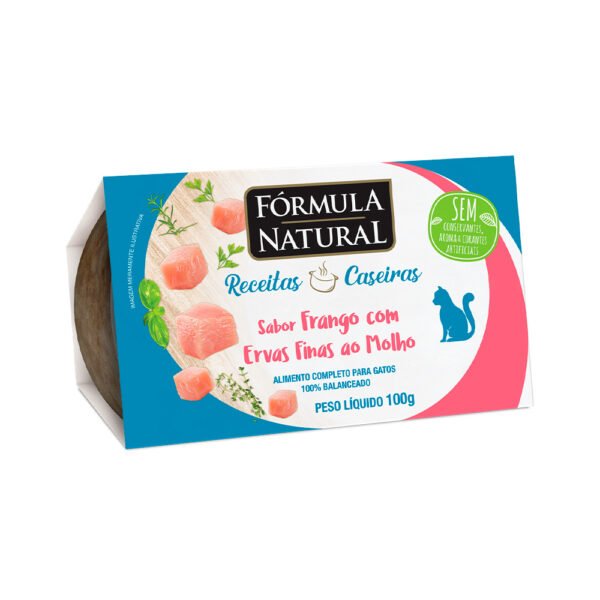 Fórmula Natural Receitas Caseiras para Gatos Sabor Frango 100 g