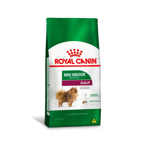 Ração Royal Canin Mini Indoor para Cães Adultos de Porte Pequeno - 1kg