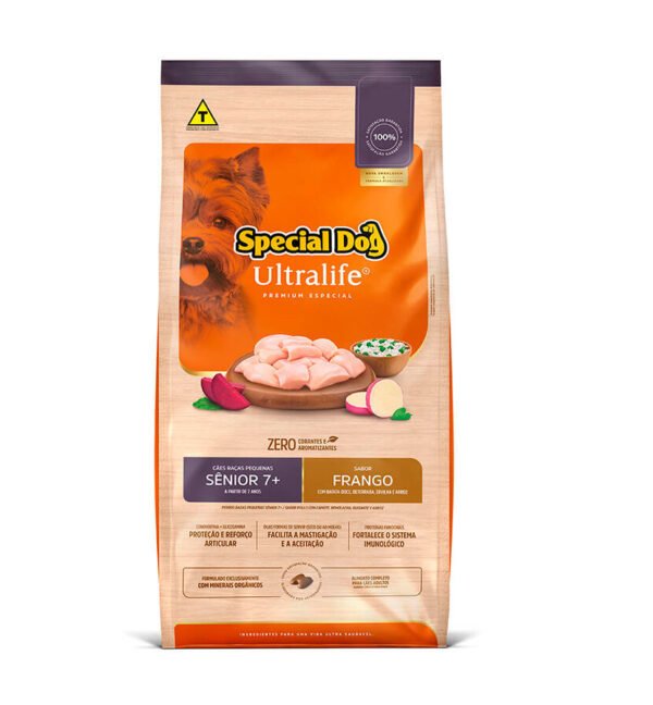 Ração Special Dog Ultralife para Cães Sênior Raças Pequenas Sabor Frango - 1kg