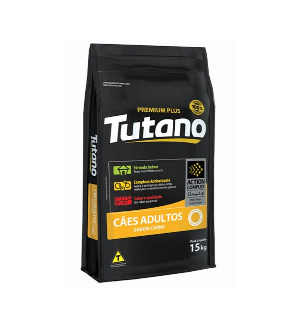 Ração Tutano para Cães Adultos de Porte Médio e Grande Sabor Carne 15kg