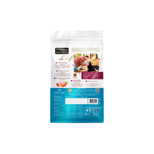 Ração Fórmula Natural Life para Cães Adultos de Raças Médias e Grandes 15kg - Image 2
