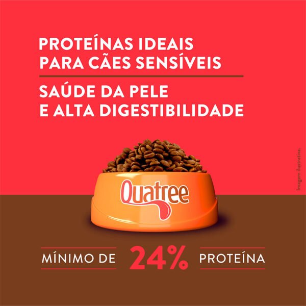 Ração Quatree Supreme Dermato para Cães Sabor Cordeiro e Salmão 3kg - Image 3