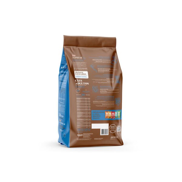 Ração Quatree Supreme para Cães Porte Pequeno Sabor Frango e Batata Doce 1kg - Image 2