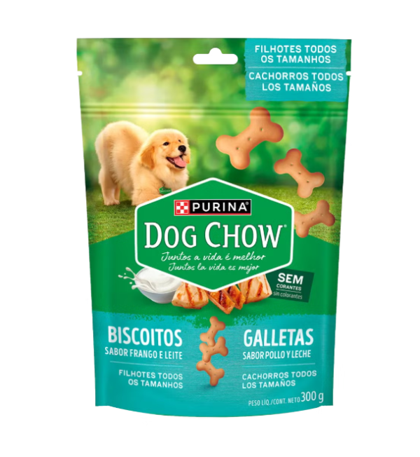 Biscoito Purina Dog Chow Cães Filhotes 300g