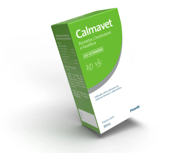 Calmavet 30 ml Calmante Natural para Cães e Gatos