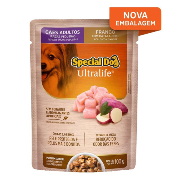 Sachê Special Dog Frango para Cães Adultos Raças Pequenas 100g
