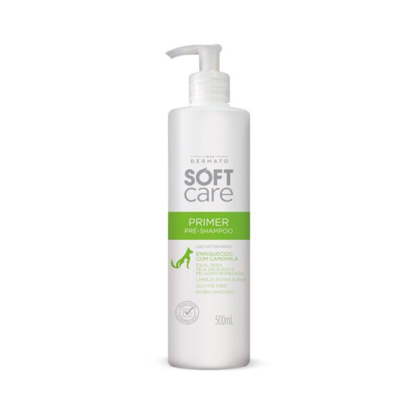 Pré-Shampoo Soft Care Primer para Cães e Gatos 500ml