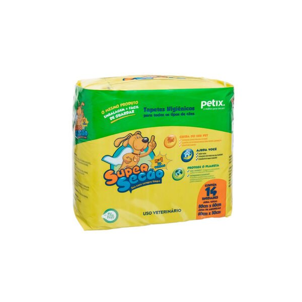 Tapete Higiênico Super Secão 80x60cm - 14 unidades