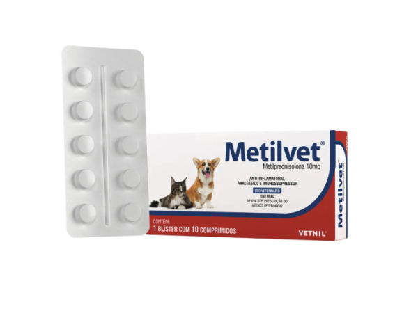 Anti-Inflamatório Metilvet 10mg - 10 comprimidos