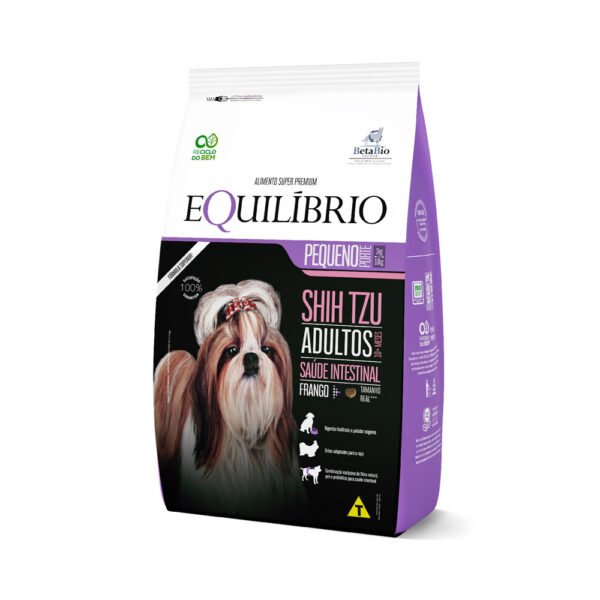 Ração Equilíbrio Shih Tzu para Cães Adultos Sabor Frango 1kg
