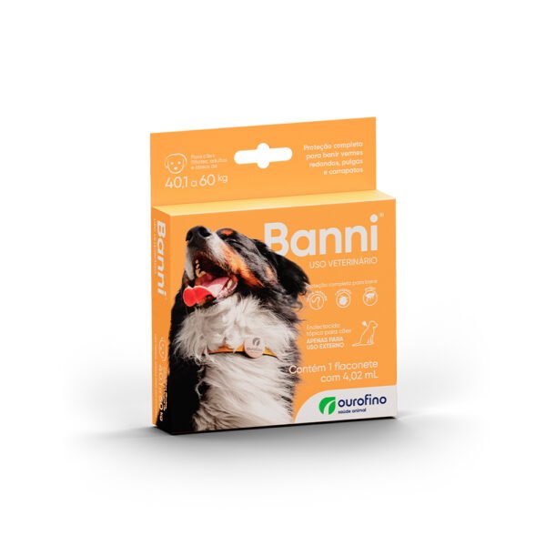 Antipulgas Ourofino Banni para Cães de 40,1 a 60 kg