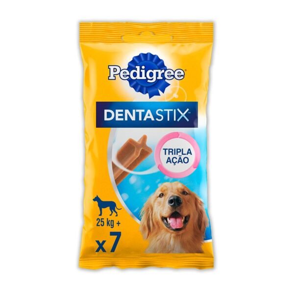 Petisco Pedigree Dentastix Cuidado Oral Para Cães Adultos Raças Grandes - 7 unid
