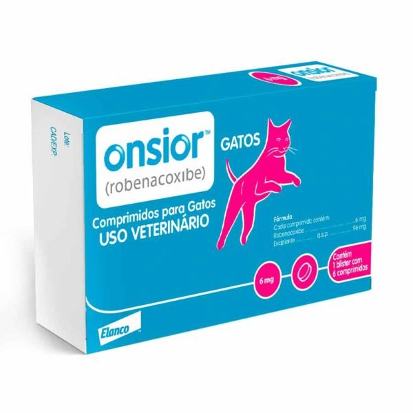 Onsior 6mg Anti-inflamatório para Gatos 6 comprimidos