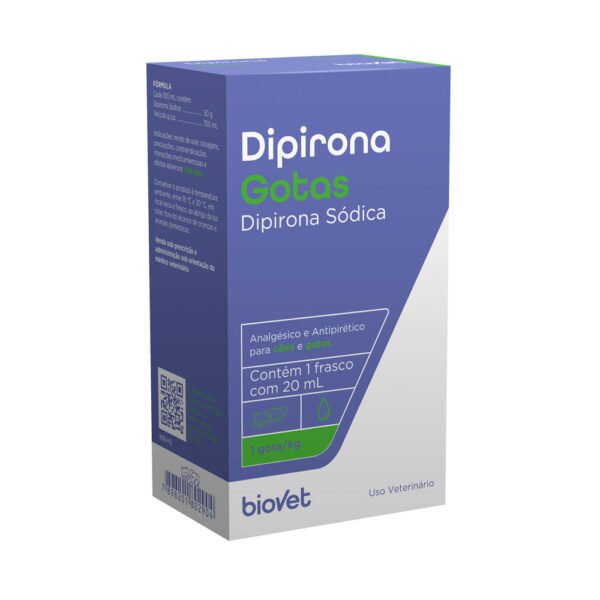 Dipirona Biovet para Cães e Gatos - 20ml