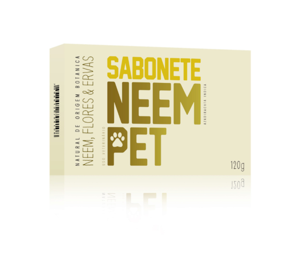 Sabonete Vegano e Natural de Neem para Cães e Gatos -120g