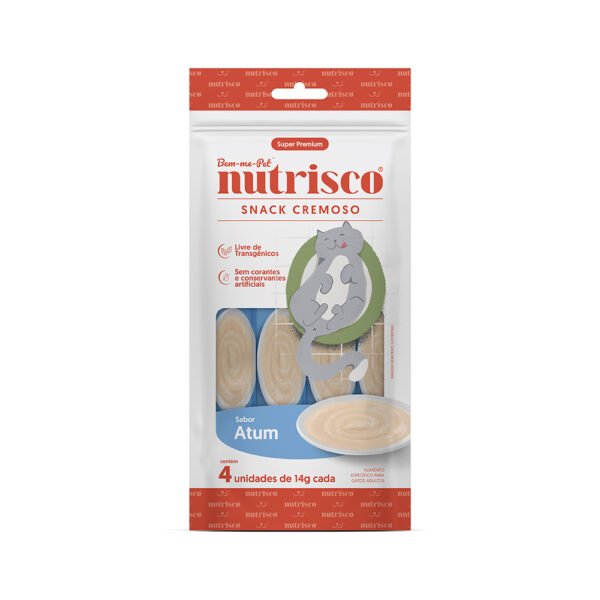 Snack Cremoso Nutrisco para Gatos Adultos Sabor Atum 56g