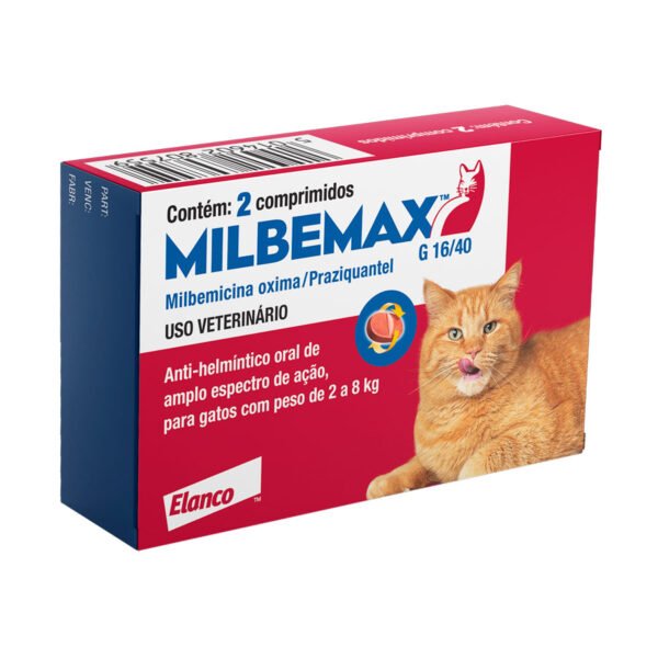 Vermífugo Milbemax para Gatos de 2 a 8kg