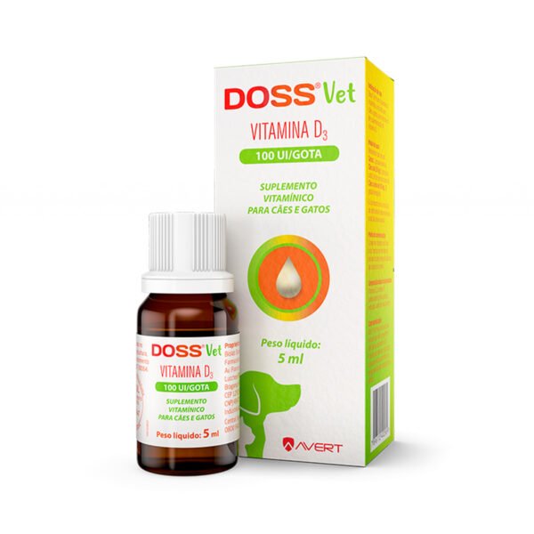 Suplemento Avert Doss Vet Vitamina D para Cães e Gatos 5ml