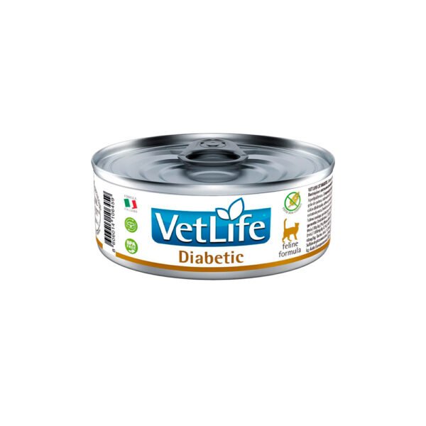 Ração Úmida Lata Vet Life Diabetic para Gatos - 85 g
