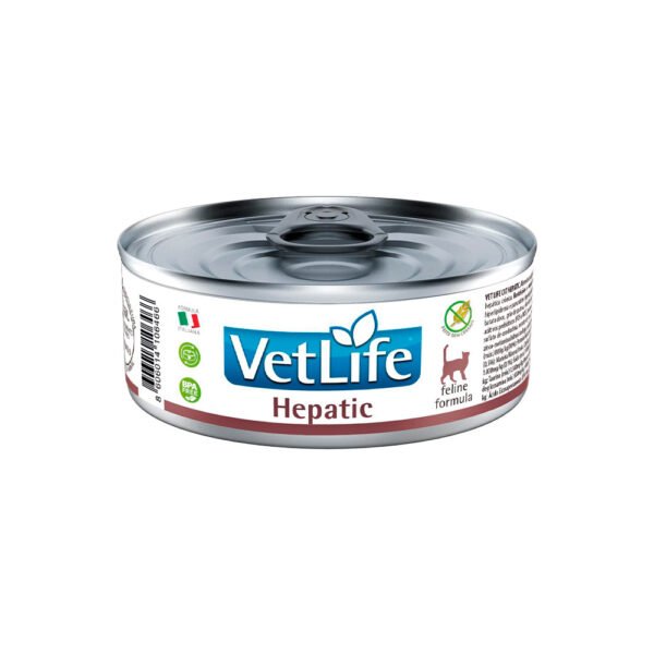Ração Úmida Lata Vet Life Hepatic para Gatos - 85 g