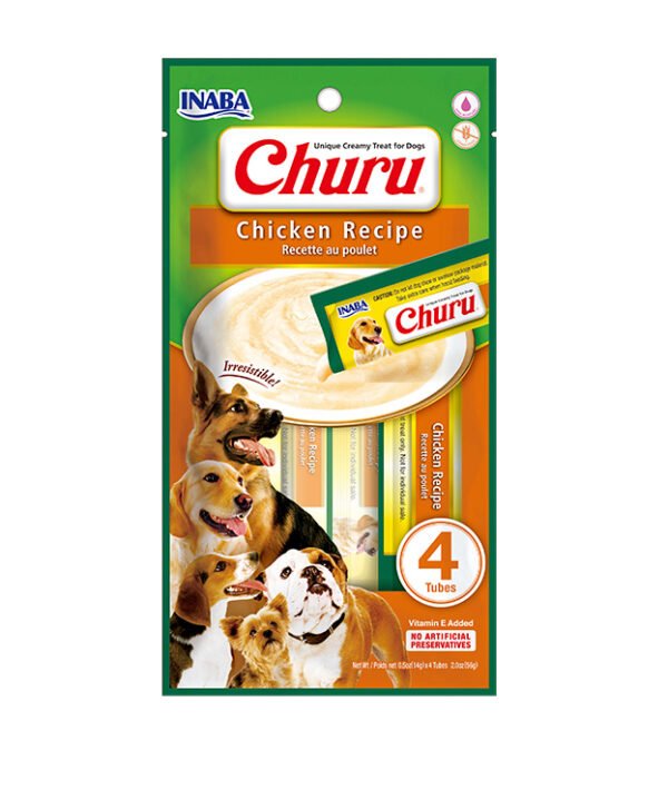 Purê Churu para Cães Sabor Frango - 56g