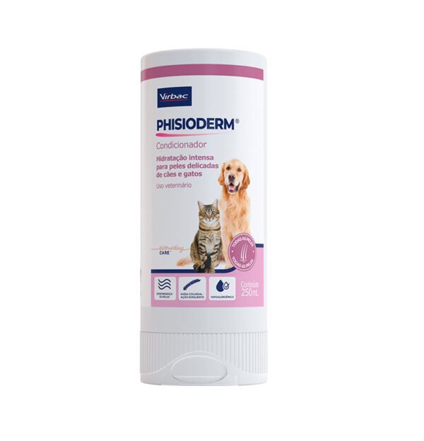 Condicionador Virbac Phisioderm para Cães e Gatos - 250ml