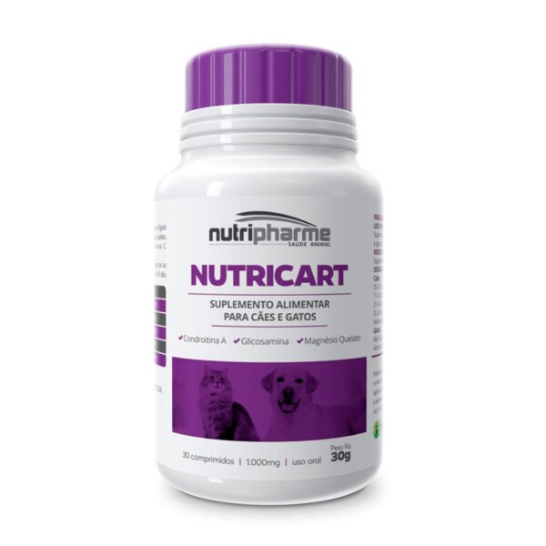 Suplemento Nutricart Nutripharme - 30 comprimidos