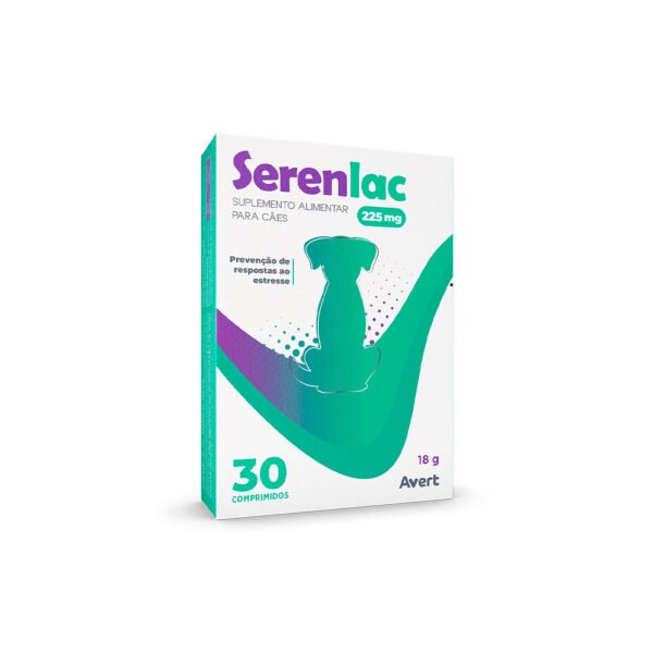 Suplemento Avert Serenlac para Cães 225 mg 30 comprimidos