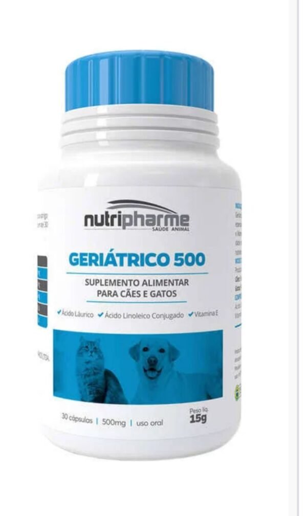 Geriátrico 500 Suplemento para Cães e Gatos