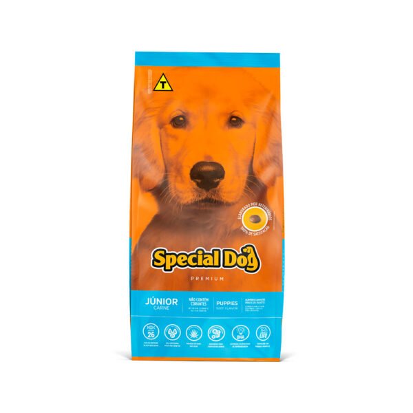 Ração Special Dog Júnior Carne para Cães Filhotes 10kg